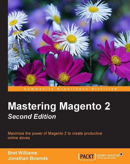Book cover of Mastering Magento 2 - Second Edition (2)
