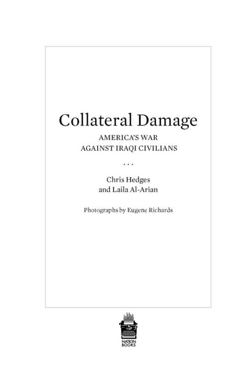 Book cover of Collateral Damage: America's War Against Iraqi Civilians