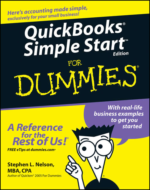 Book cover of QuickBooks Simple Start For Dummies