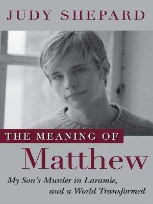 Book cover of The Meaning of Matthew: My Son's Murder in Laramie, and a World Transformed