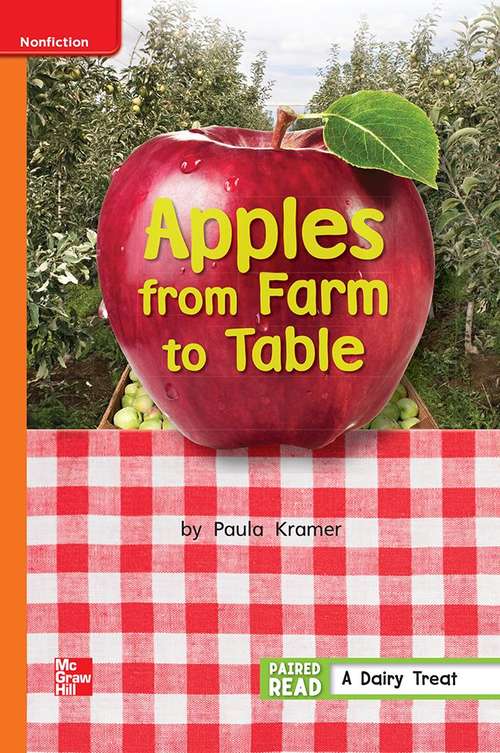 Book cover of Apples from Farm to Table [Approaching Level, Grade 1]