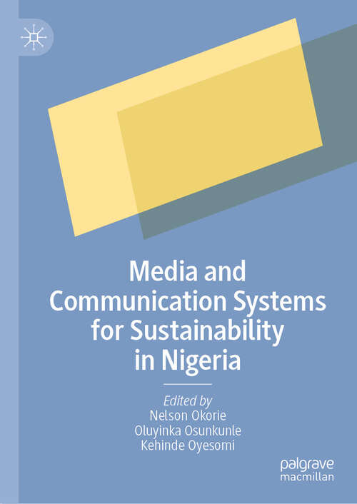 Book cover of Media and Communication Systems for Sustainability in Nigeria