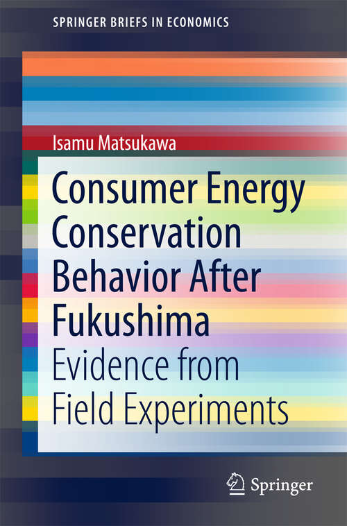 Book cover of Consumer Energy Conservation Behavior After Fukushima