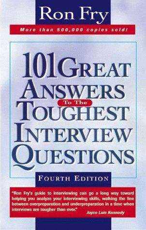 Book cover of 101 Great Answers To The Toughest Interview Questions