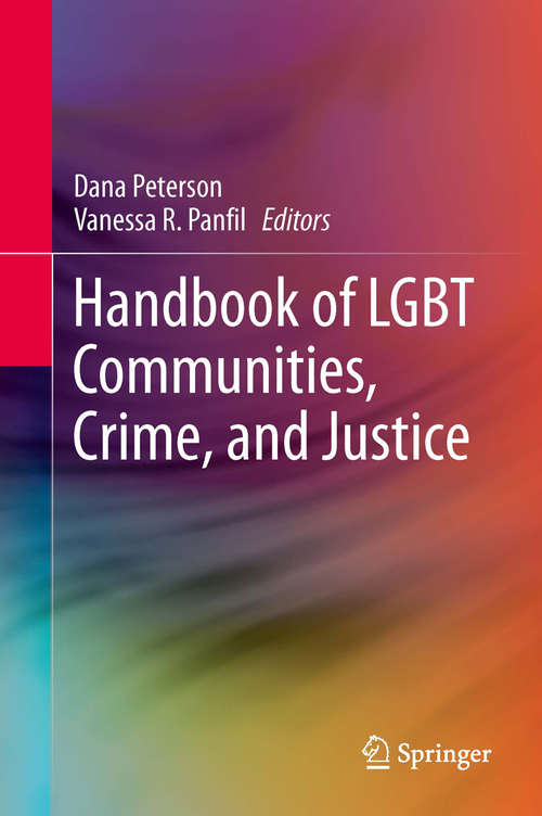 Book cover of Handbook of LGBT Communities, Crime, and Justice