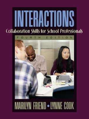 Book cover of Interactions: Collaboration Skills for School Professionals (4th Edition)
