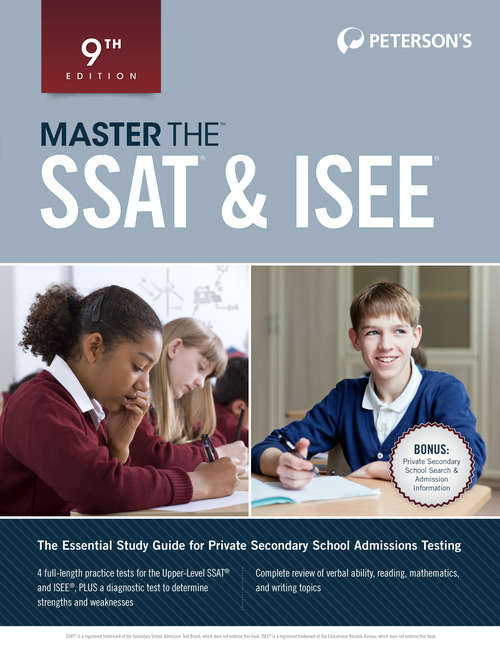 Book cover of Master the SSAT & ISEE