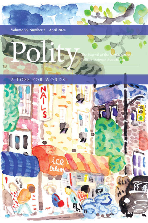 Book cover of Polity, volume 56 number 2 (April 2024)