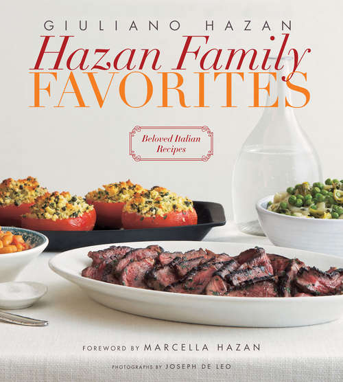 Book cover of Hazan Family Favorites: Beloved Italian Recipes