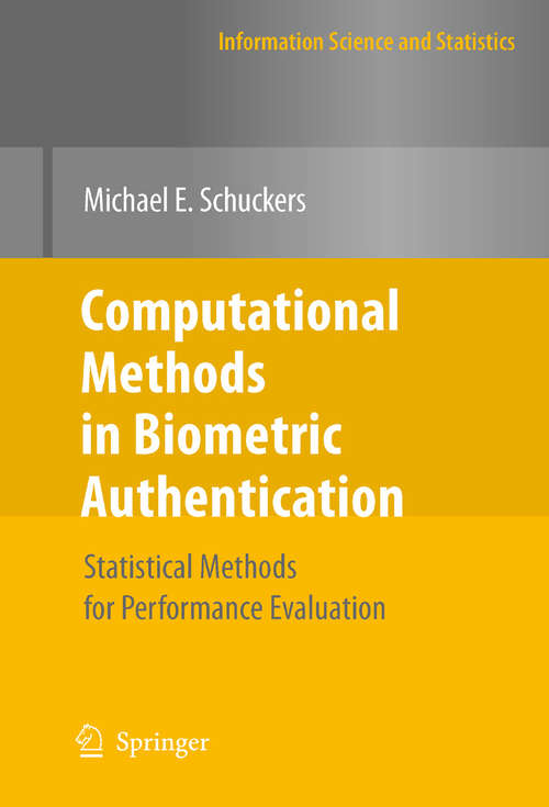 Book cover of Computational Methods in Biometric Authentication