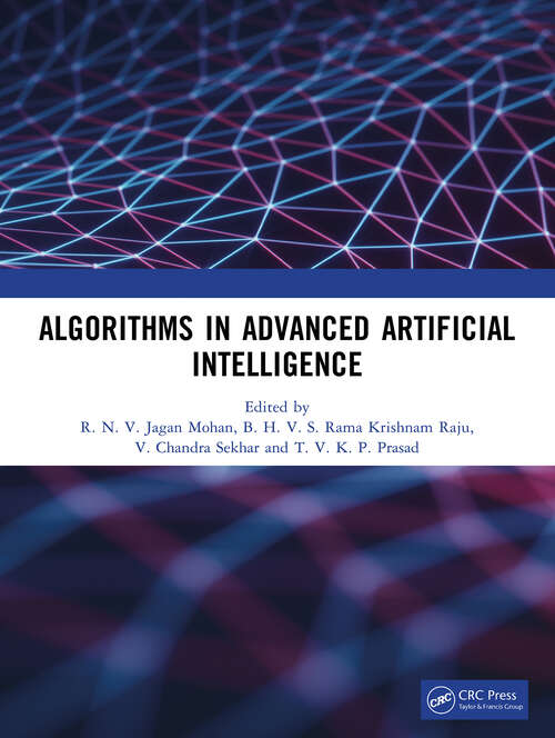 Book cover of Algorithms in Advanced Artificial Intelligence (1)