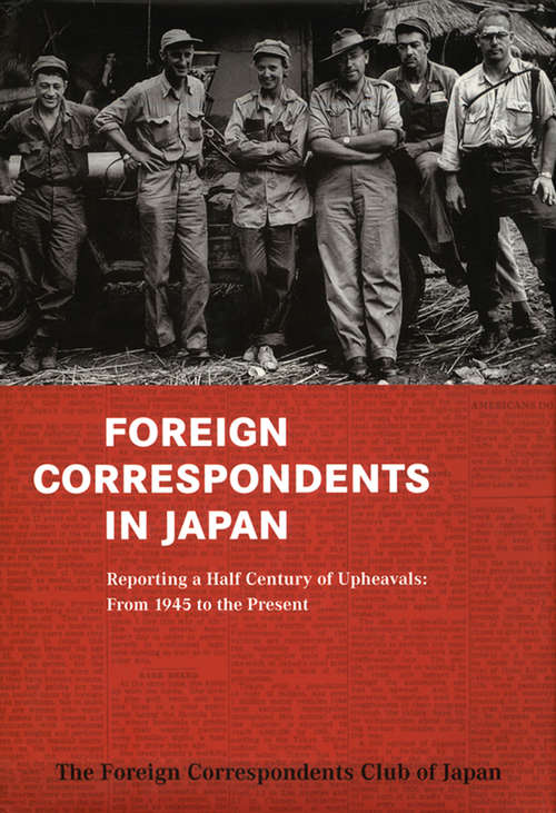 Book cover of Foreign Correspondents in Japan