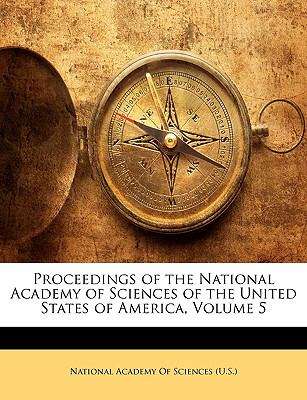 Book cover of Proceedings Of The National Academy Of Sciences Of The United States Of America