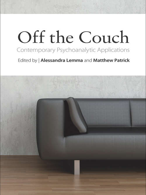 Book cover of Off the Couch: Contemporary Psychoanalytic Applications