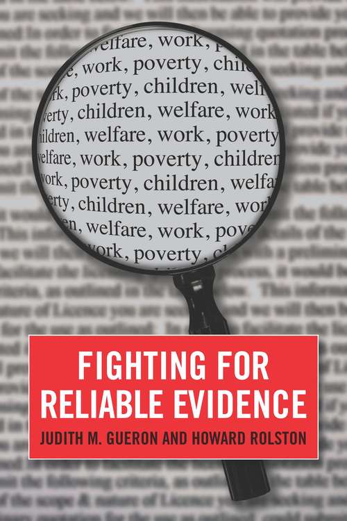 Book cover of Fighting for Reliable Evidence 
