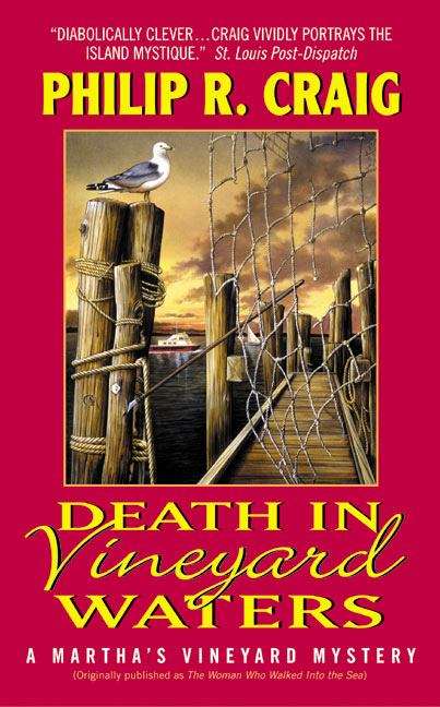 Book cover of Death in Vineyard Waters (Marthas Vineyard Mystery #2)