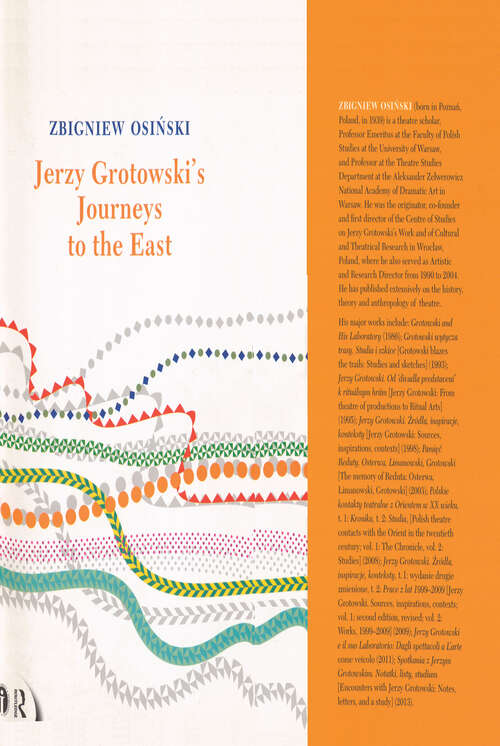 Book cover of Jerzy Grotowski's Journeys to the East