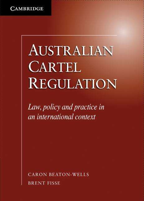 Book cover of Australian Cartel Regulation