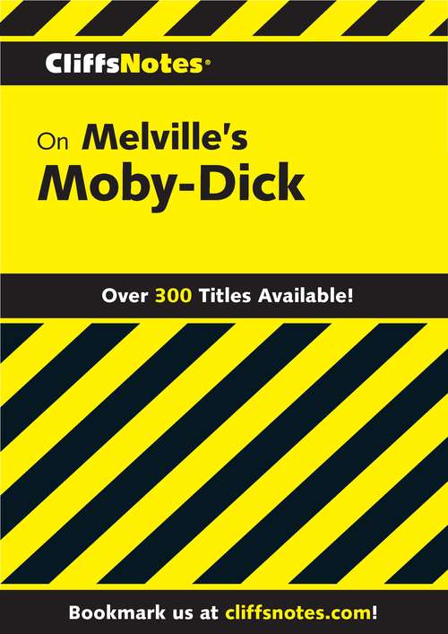 Book cover of CliffsNotes on Melville's Moby-Dick