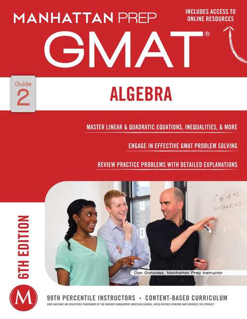 Book cover of Algebra GMAT Strategy Guide