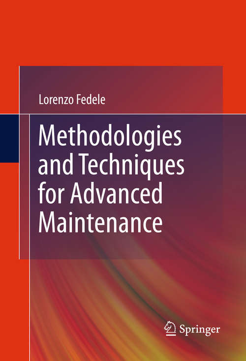 Book cover of Methodologies and Techniques for Advanced Maintenance