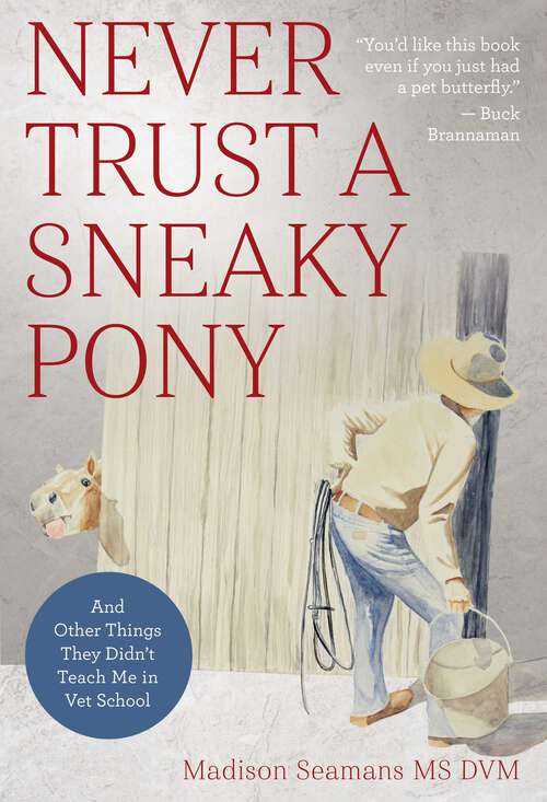 Book cover of Never Trust a Sneaky Pony