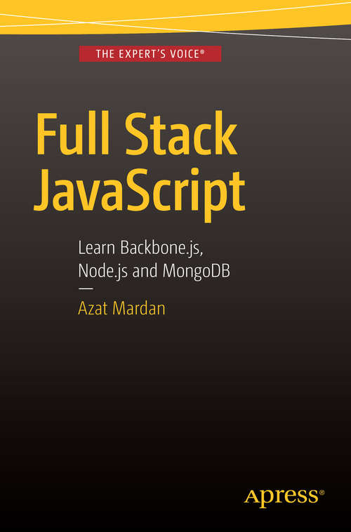 Book cover of Full Stack JavaScript