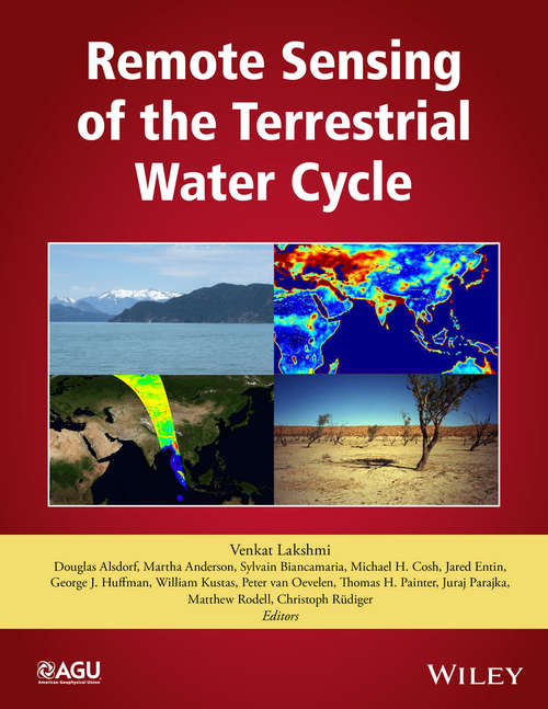Book cover of Remote Sensing of the Terrestrial Water Cycle