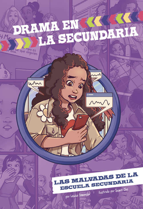 Book cover of Las malvadas de la escuela secundaria (Drama en la secundaria)