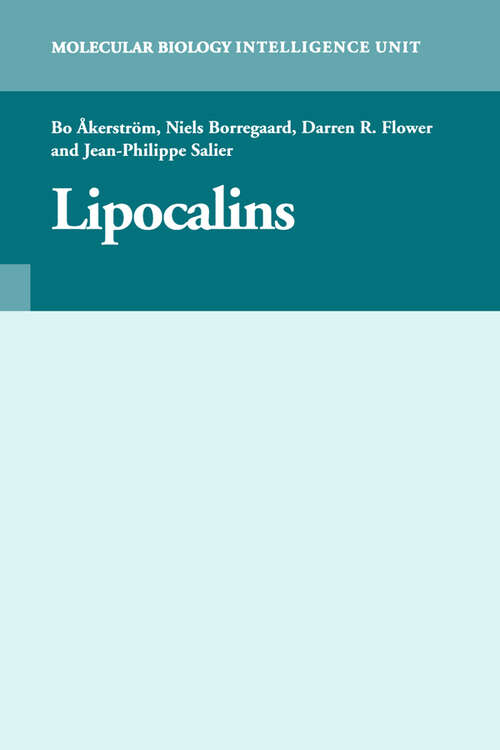 Book cover of Lipocalins (1)