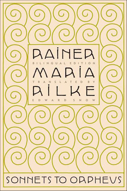 Book cover of Sonnets to Orpheus: (bilingual Edition)