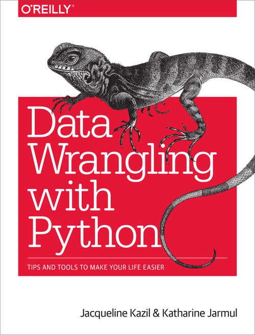 Book cover of Data Wrangling with Python