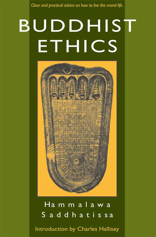 Book cover of Buddhist Ethics