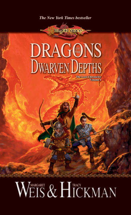 Book cover of Dragons of the Dwarven Depths (Dragonlance: Dark Chronicles #1)