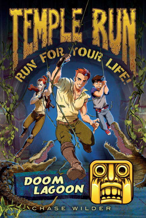 Book cover of Temple Run Book Two Run for Your Life: Doom Lagoon