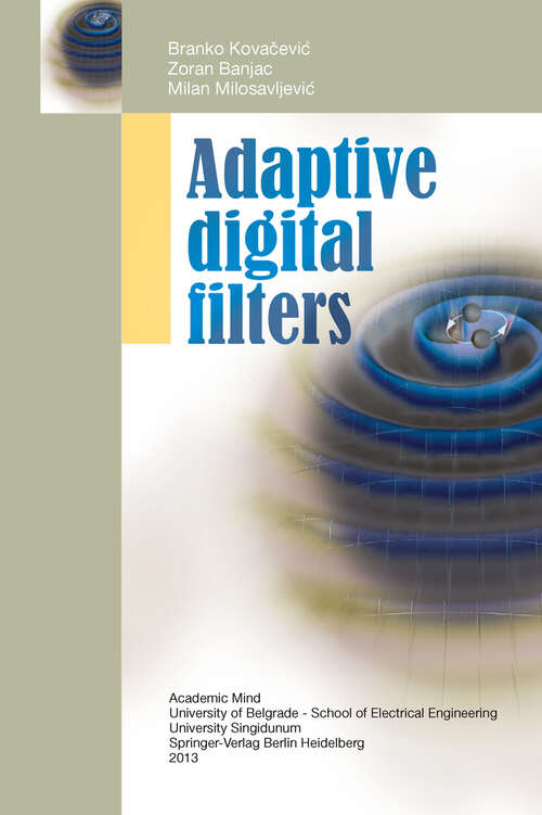 Book cover of Adaptive Digital Filters