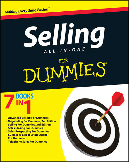 Book cover of Selling All-in-One For Dummies