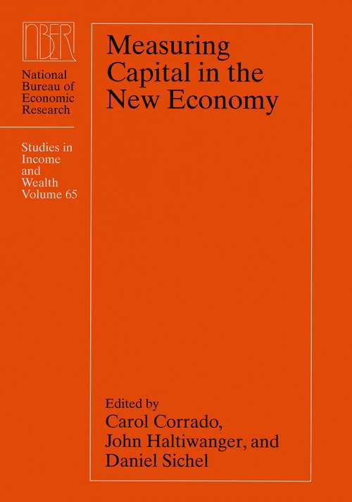 Book cover of Measuring Capital in the New Economy