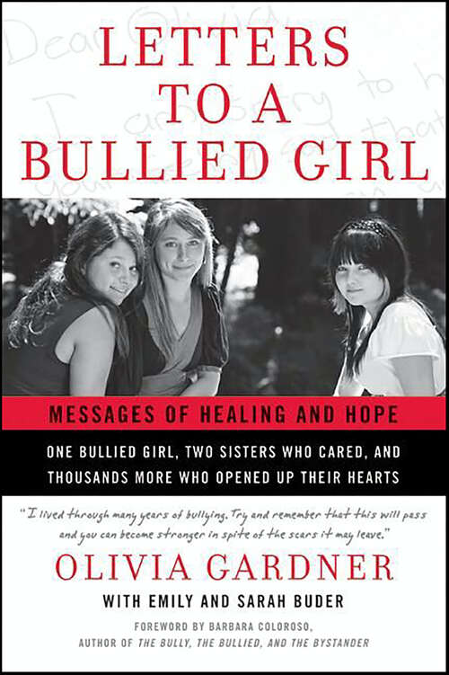 Book cover of Letters to a Bullied Girl: Messages of Healing and Hope