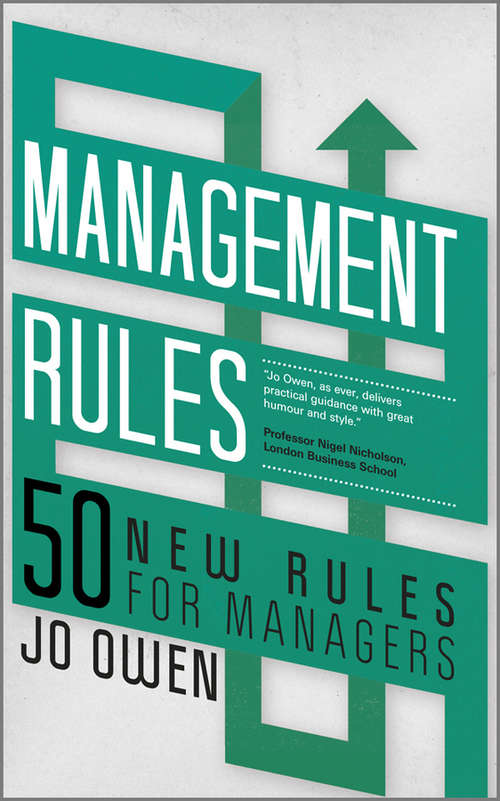 Book cover of Management Rules