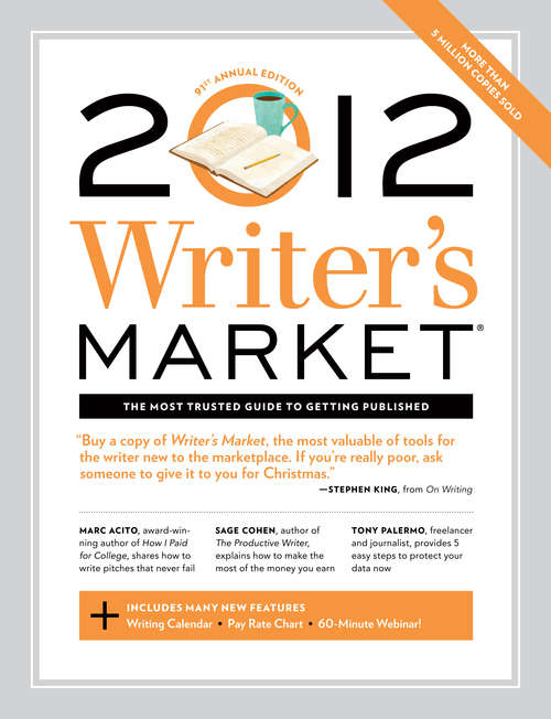 Book cover of 2012 Writer's Market
