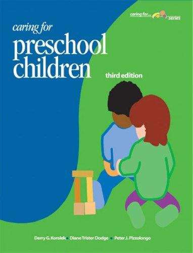 Book cover of Caring for Preschool Children (3rd Edition)