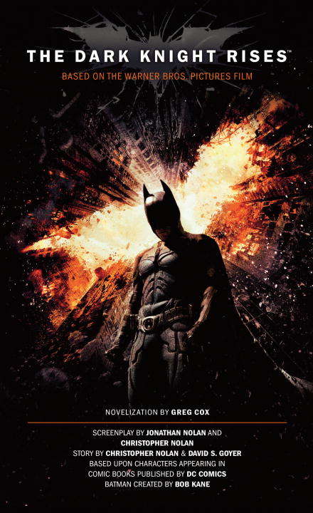 Book cover of The Dark Knight Rises: The Official Novelization