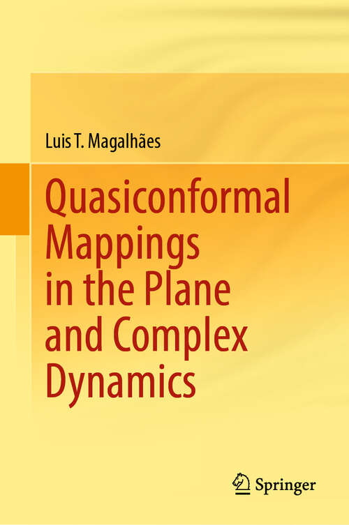 Book cover of Quasiconformal Mappings in the Plane and Complex Dynamics