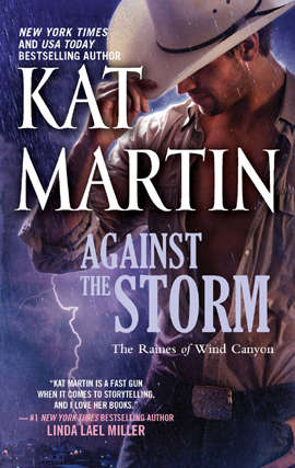Book cover of Against the Storm (Raines of Wind Canyon #4)