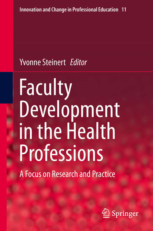 Book cover of Faculty Development in the Health Professions