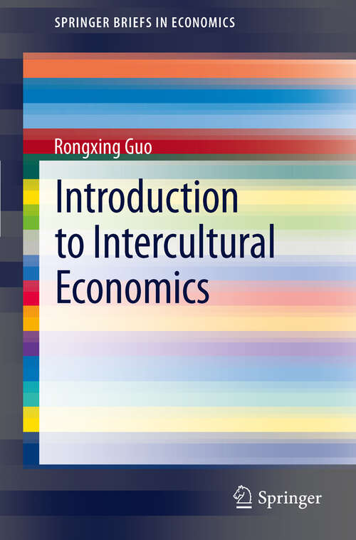 Book cover of Introduction to Intercultural Economics