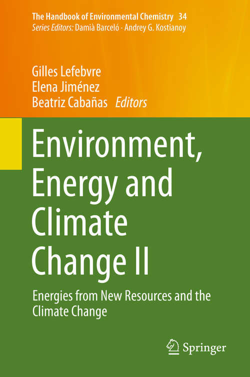 Book cover of Environment, Energy and Climate Change II