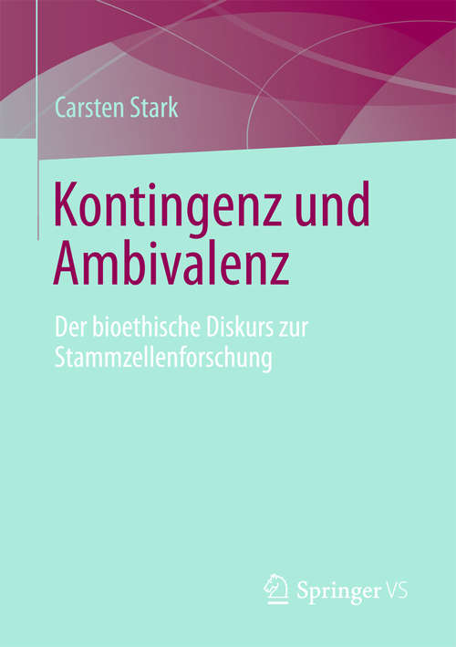 Book cover of Kontingenz und Ambivalenz