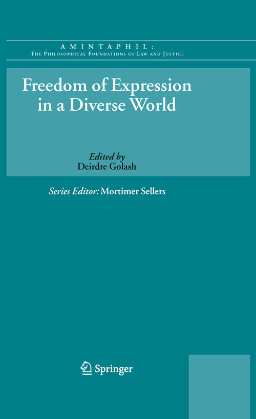 Book cover of Freedom of Expression in a Diverse World